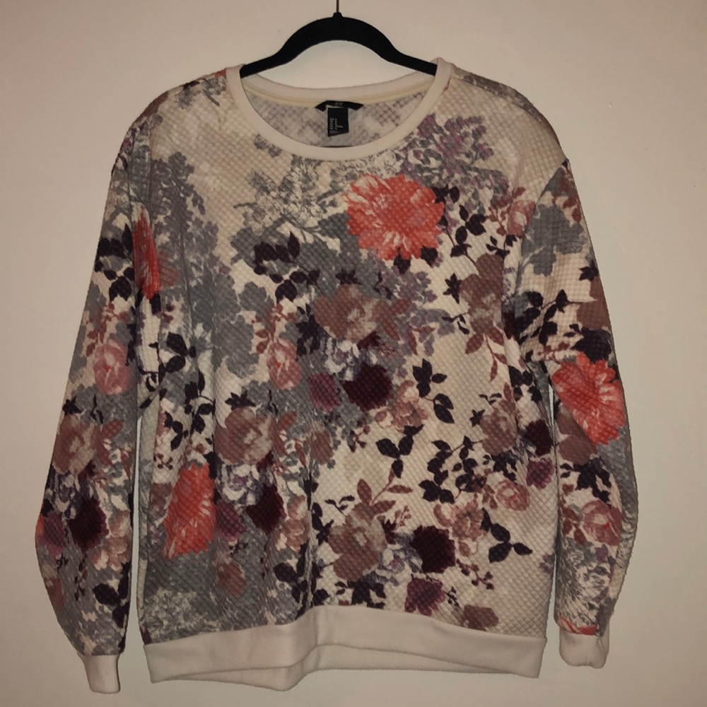Floral Print H&M Sweater 🥀